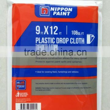 Plastic Drop Sheet for Painting Cover