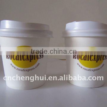HOT SALE disposable wholesale coffee paper cup with lid