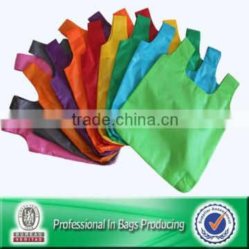 Customized Polyester Folding Cheap Reusable Shopping Bags Wholesale Tote Bag