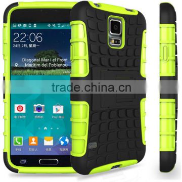 PC TPU Kickstand combo protector case for Samsung Galaxy S5 Mini