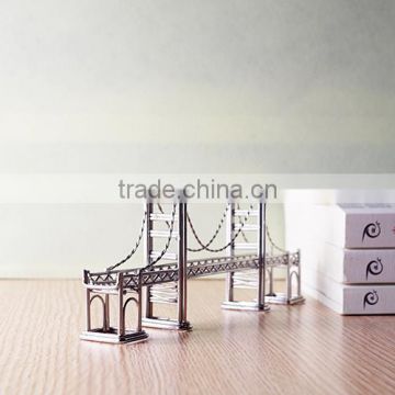 Handmade Stainless Golden Gate Bridge Name card holder/ Handmade metal craft