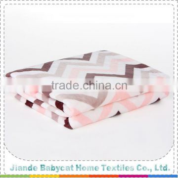 Best Prices custom design knitted fleece baby blanket from China
