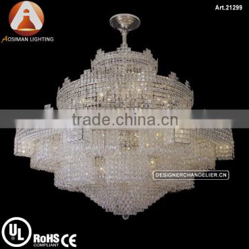 Traditional Style Big Crystal Chandelier for Hotel Decoration