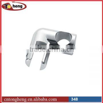 348 Shower enclosure stabilizer bar glass hanger clamp