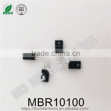 Original MBR10100 Schottky barrier rectifier diode 10A 100V TO-220