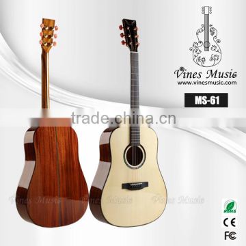 41 inch china supplier woods acoustic guitar solid spruce mahogany MS-61