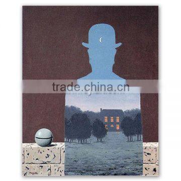 Hot Surrealism Oil Painting by Rene Magritte The Happy Donor