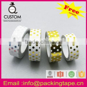 New design gold blocking paper tape