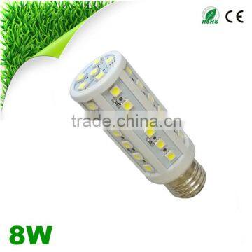 Factory SMD 8W led corn light bulb e27