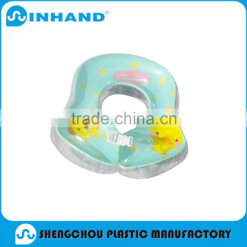2016factory Nontoxic pool swimming pvc inflatable Comfortable baby neck ring