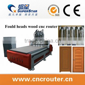 CNC router machine of relief engraving machine for oak wood