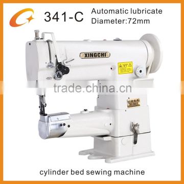 1-341 1-needle cylinder bed walking foot and needle feed large vertical rotary hook luggage sewing machine