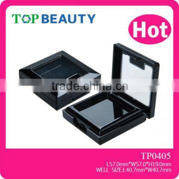 TP0405-Best Price Square Black Empty Cosmetic Compact Case