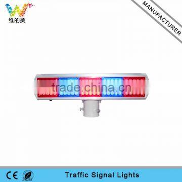 Dual sides blue red LED module road safety led traffic warning light