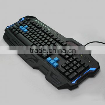 2014 Mulitmedia ergonomics gaming mechanical wired keyboard T-911