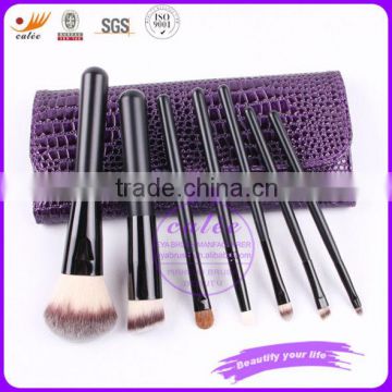 7pcs Popular Makeup Brush Set with Elegant & classic hand bag
