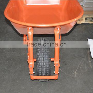 Heavy duty power plastic wheelbarrow with 6.50-8 wheel