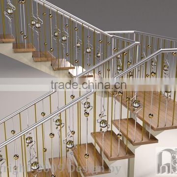 Custom stainless steel handrail with low price and high quality