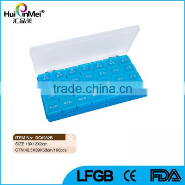 Portable Monthly Plastic 28 Day Pill Box