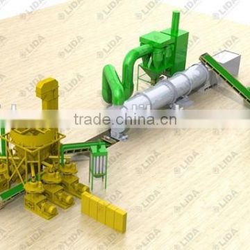 LIDA 2-3T/H pellets machine line wood pellet production for sale