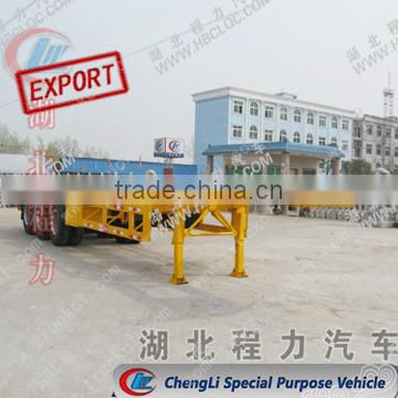 3 axles container trailer, container trailer, skeleton container trailer