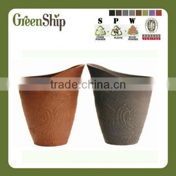 Decorative Garden Terracotta Pots Wholesale/ 20 years lifetime/ lightweight/ UV protection/ eco-friendly