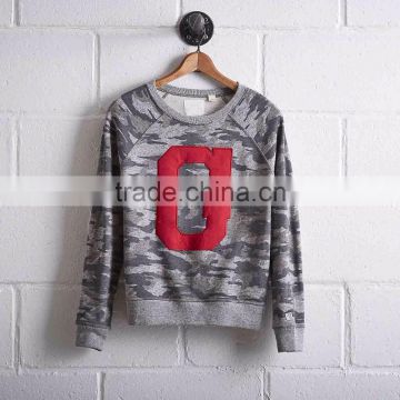 Digital Camo Sweatshirt for Women Clothinng Long Sleeve Wholesale Camo Hoodie Sweatshirt
