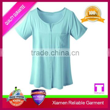 High quality extended new fashion design girls t shirt