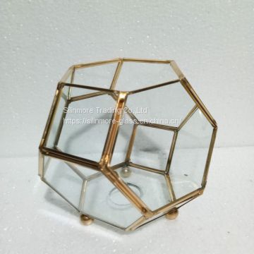 Triangular plant terrarium glass gifts crafts