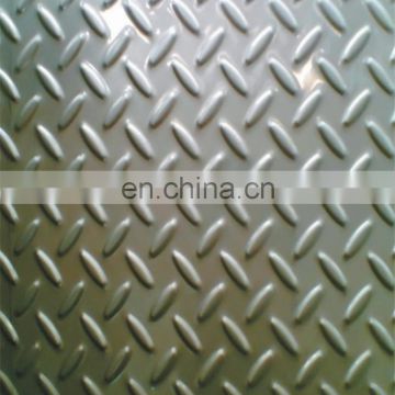 AISI 304 stainless steel checkered sheet linen/diamond pattern