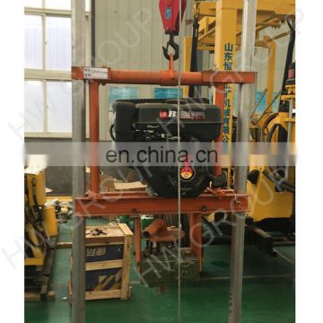 electric/gasoline/ diesel Portable Small water well drilling rig for soil clay