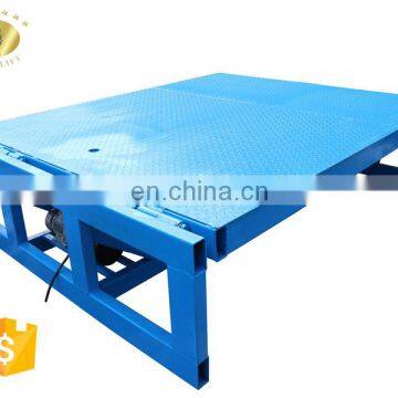 7LGQ Shandong SevenLift 8000kg Hydraulic Dock Ramp Electric Loading Dock Leveler