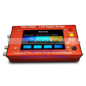Common Rail Diesel Solenoid Valve LCR Tester HW-LCR02 Solenoid And Ppiezo Injector Tester
