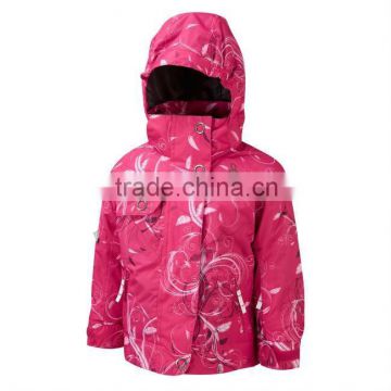 Girls Winter Full Printed Waterproof Padded Jacket