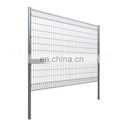 Factory supply galvanized top rolled wire mesh fence