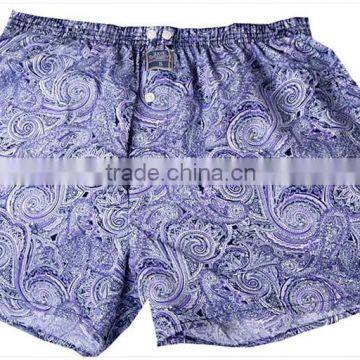 purple Paisley Underwear, boxer short Hot Style Fashion Wholesale Sexy Men Underwear sex boxer hot mens boxer short