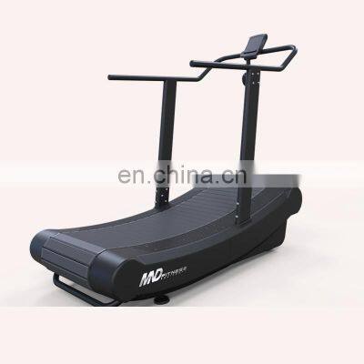 2022 Best Shandong Commercial Gym Fitness Equipment Non Power Treadmill Self Power Manual Running  Y600 Curve treadmill