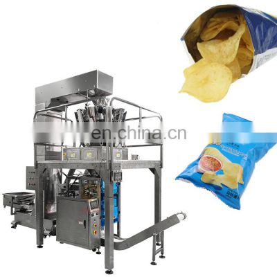 Puff Chips Snack Multi Head Weighing and Packing Machine Corn Chips Packing Machine