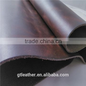 Pull up cow split shoe wholesale leather for shoes