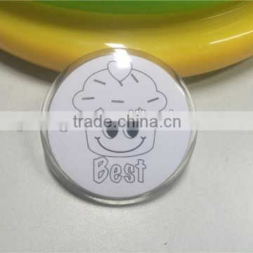 Plastic name card with pin buckle,work cards