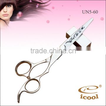popular sale Plum blossom pattern hair scissors