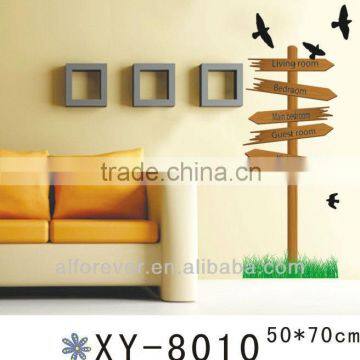 Guidepost Wall Decor in house,PVC wall sticker