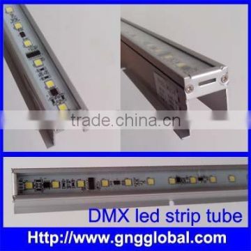 DMX512 programmable rigid led strip waterproof rgbw led bar
