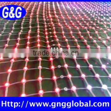 P50 waterproofing flex mesh led screen programmable led curtain display