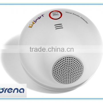 UL listed voice recordable smoke detector
