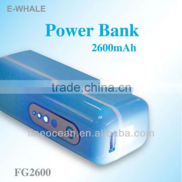 2600mah Universal power bank for smartphone FG2600
