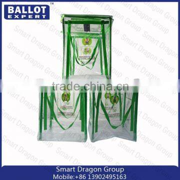 Collapsible vote box /PVC voting bag/Ballot box with small seals