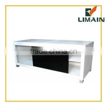 2011 new design living room flat wooden tv stand