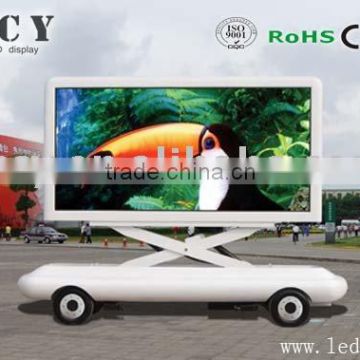 P10mm truck advertising led display