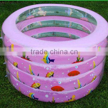 Ring inflatable pool children's cartoon